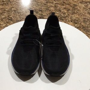 Size 13 boys Black Puma sneakers